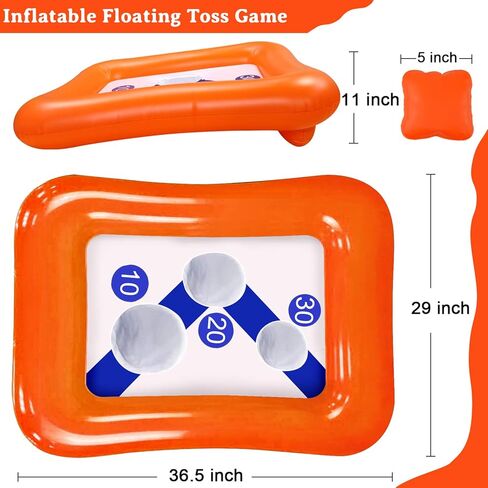 ألعاب حمام السباحة من Kyerivs، ألعاب حمام السباحة، ألعاب حمام السباحة، ألعاب حمام السباحة، ألعاب حمام السباحة القابلة للنفخ، لعبة الرمي الدائري للأطفال البالغين، ألواح كورنهول، أكياس الفول، ألعاب الشاطئ، ألعاب حمام السباحة (5 أكياس حبوب)- 91.44 سم in Kuwait