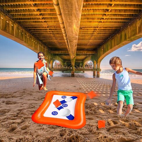 ألعاب حمام السباحة من Kyerivs، ألعاب حمام السباحة، ألعاب حمام السباحة، ألعاب حمام السباحة، ألعاب حمام السباحة القابلة للنفخ، لعبة الرمي الدائري للأطفال البالغين، ألواح كورنهول، أكياس الفول، ألعاب الشاطئ، ألعاب حمام السباحة (5 أكياس حبوب)- 91.44 سم in Kuwait