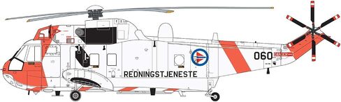 Airfix Westland Sea King HAR.3/ MK 43 1:72 Military Helicopter Plastic Model Kit A04063, Multicolor in Kuwait