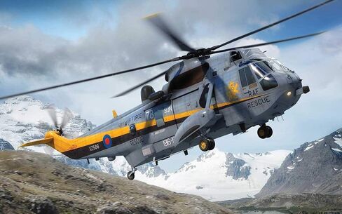 Airfix Westland Sea King HAR.3/ MK 43 1:72 Military Helicopter Plastic Model Kit A04063, Multicolor in Kuwait
