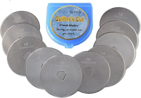 شفرات دوارة مقصوصة مقاس 45 مم، 10 حزم، تناسب أولفا، فيسكار، مارتيلي، تروكوت in Kuwait