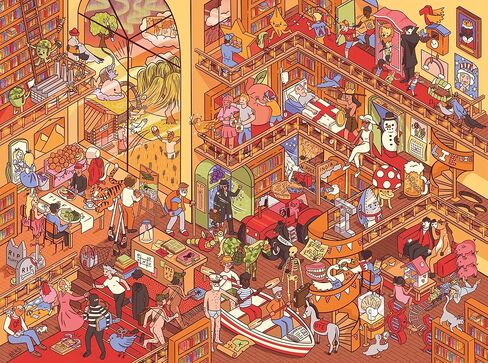 وادي ألعاب الفيديو: أحجية الصور المقطوعة لألعاب الفيديو للبالغين (1000 قطعة) مليئة بـ 101 لغزًا لحلها in Kuwait