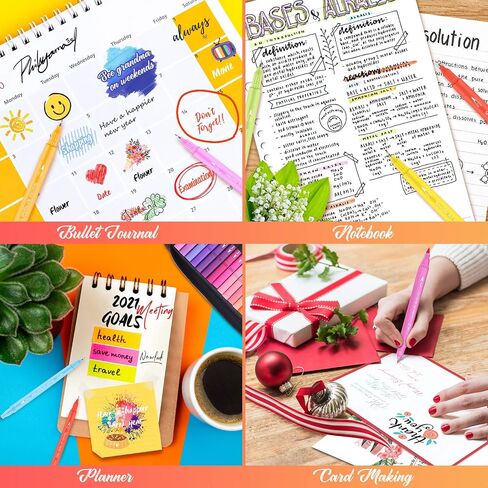 Coloring Markers Pens Set for Adult Coloring Book, Soucolor 72 Colors Dual Tip Art Markers (Fineliner&Brush, Numbered Penholder) with Case for Adults Kids Artist Drawing Journaling Sketching Lettering in Saudi Arabia