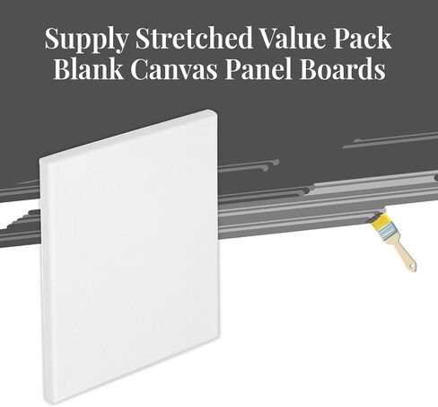 لوحة قماشية مشدودة ذات قيمة 8 × 10 بوصة عبوة من 10 قطع in Kuwait