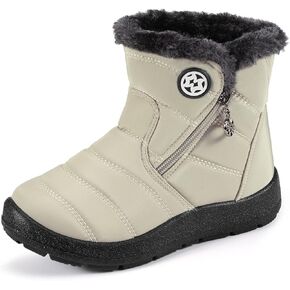 KVbabby Girls' Boys' Snow Boots Winter Boots Ankle Boots Kids Boots Warm Fur Anti-Slip