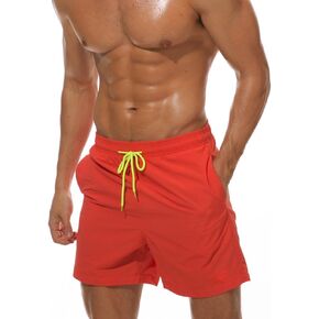 Gopune Mens Quick Dry Beach Short Swim Trunks with Mesh Lining