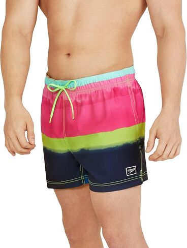 سروال سباحة رجالي من Speedo قصير الطول مخطط Redondo in Saudi Arabia