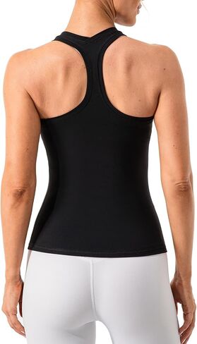 Lavento Women's Racerback Workout Tank Top Sports Yoga Tops Active Sleeveless Shirts in Saudi Arabia