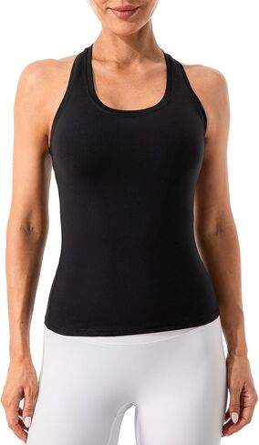 Lavento Women's Racerback Workout Tank Top Sports Yoga Tops Active Sleeveless Shirts in Saudi Arabia