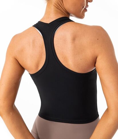 Lavento Women's Racerback Workout Tank Top Sports Yoga Tops Active Sleeveless Shirts in Kuwait