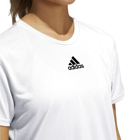 تي شيرت نسائي من adidas Creator Climalite بأكمام قصيرة ورقبة دائرية 12H5 in Kuwait