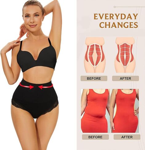 نينغمي البطن التحكم ثونغ ملابس داخلية للنساء منتصف الخصر الملابس الداخلية الدانتيل تشكيل سراويل محدد شكل الجسم لباس داخلي سلس in Kuwait