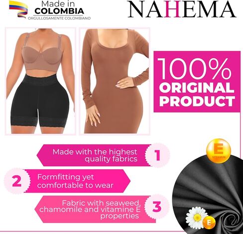 ملابس داخلية من NAHEMA للنساء للتحكم في البطن/خصر عالٍ/سراويل داخلية لرفع المؤخرة/سراويل تشكيل الجسم/Fajas Columbianas in Kuwait