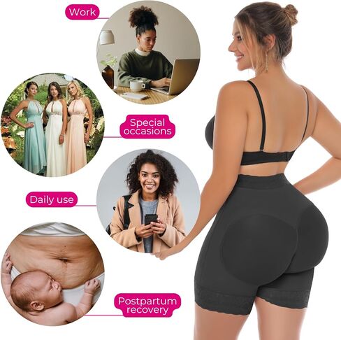 ملابس داخلية من NAHEMA للنساء للتحكم في البطن/خصر عالٍ/سراويل داخلية لرفع المؤخرة/سراويل تشكيل الجسم/Fajas Columbianas in Kuwait