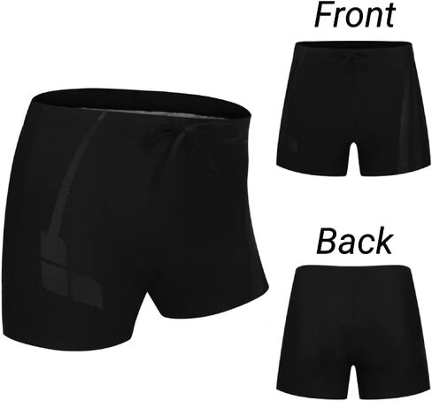 COOFANDY Men's Square Leg Swim Briefs Athletic Quick Dry Bathing Suit Square Leg Board Short for Men in Kuwait