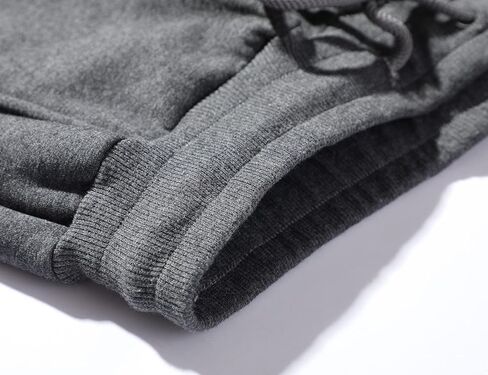 Perbai Mens Winter Warm Fleece Jogger Pants Sherpa Lined Active Running Sweatpants in Kuwait