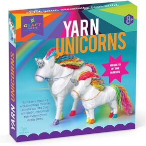 Craft-tastic – Yarn Unicorns Kit – Craft Kit Makes 2 Yarn-Wrapped Unicorns