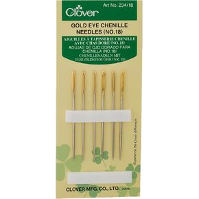 Clover Gold Eye Chenille Needles, 1 Count (Pack of 1), Size 20 6/Pkg in Kuwait
