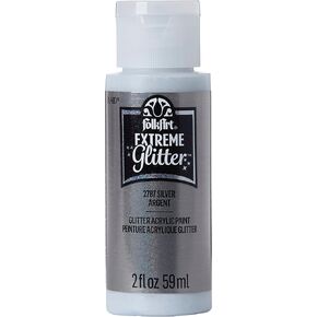 FolkArt Extreme Glitter Acrylic Paint in Assorted Colors (2 oz), 2797, Black in Saudi Arabia