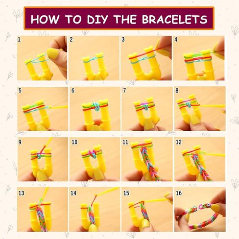 عبوات موصلات مطاطية من Creammuffin S Clips للشريط المطاطي المنوال لصنع سوار DIY طقم إعادة التعبئة (300 قطعة، ملونة) in Kuwait