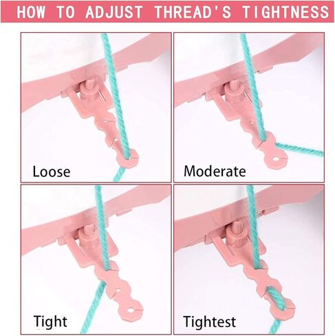 FYGAIN Knitting Machine 40 Needles, SENTRO Smart Round Spinning Crochet Knitting Machine, Plain/Tube Weave Conversion Key, Efficiently DIY Kids Hat Sock in Kuwait