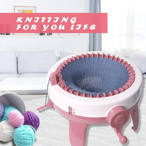 FYGAIN Knitting Machine 40 Needles, SENTRO Smart Round Spinning Crochet Knitting Machine, Plain/Tube Weave Conversion Key, Efficiently DIY Kids Hat Sock in Kuwait