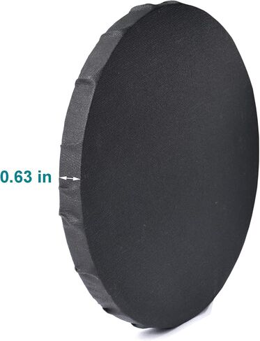 IVON 4pcs Round Canvas, 12'' & 8'' Professional Stretched Circle Canvas Board for Painting, Acrylic Pouring in Kuwait
