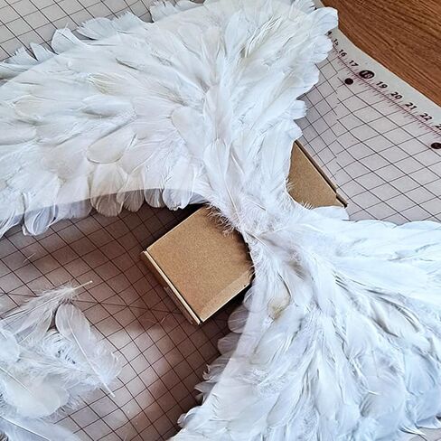 100pcs Red Goose Feathers 6-8 Inch for Crafts Wedding Party Decorations Clothing Hats Accessories Dream Catchers Making in Kuwait