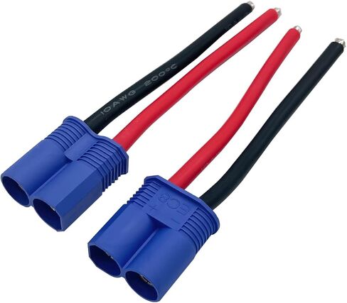 Nuofany 5Pairs عمداء نمط T موصل قابس الإناث والذكور مع 12AWG 10 سنتيمتر قياس سيليكون ل RC يبو بطارية كابل الطائرة بدون طيار سيارة in Kuwait