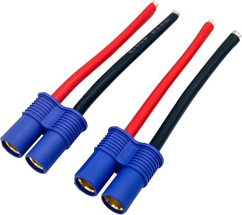 Nuofany 5Pairs عمداء نمط T موصل قابس الإناث والذكور مع 12AWG 10 سنتيمتر قياس سيليكون ل RC يبو بطارية كابل الطائرة بدون طيار سيارة in Kuwait