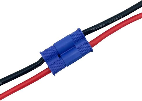 Nuofany 5Pairs عمداء نمط T موصل قابس الإناث والذكور مع 12AWG 10 سنتيمتر قياس سيليكون ل RC يبو بطارية كابل الطائرة بدون طيار سيارة in Kuwait