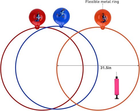 2023 ترقية 3 قطعة حلقات معدنية للغوص ألعاب حمام السباحة للأطفال السباحة من خلال حلقات لحمام السباحة للأطفال الكبار برنامج تدريب تحت الماء ألعاب حمام السباحة ألعاب مائية هدايا رياضية in Kuwait