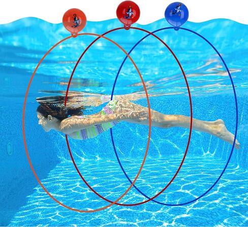 2023 ترقية 3 قطعة حلقات معدنية للغوص ألعاب حمام السباحة للأطفال السباحة من خلال حلقات لحمام السباحة للأطفال الكبار برنامج تدريب تحت الماء ألعاب حمام السباحة ألعاب مائية هدايا رياضية in Kuwait