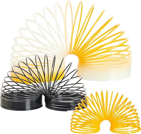 The Original Slinky® Brand 3-Pack: 1 Giant, 1 Classic, and 1 Slinky Junior Walking Plastic Spring Toy, Kids Toys for Ages 5 Up, Amazon Exclusive in Saudi Arabia