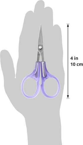 Beaditive High Precision Detail Scissors Set (2-Pc) Sharp, Fine Tips | Paper Cutting, Scrapbooking, Sewing, Crafting | Stainless Steel | Protective Cover (Pastel) in Kuwait