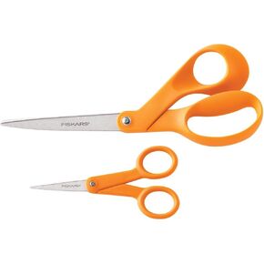 Fiskars 5" Orange-Handled Micro-Tip Fabric Scissors, No. 5 in Saudi Arabia