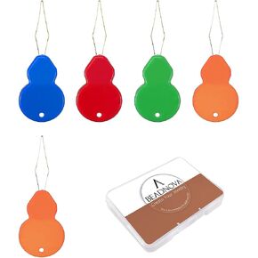BEADNOVA Embroidery Needle Threader Tool 5pcs Plastic Wire Loop Sewing Machine Needle Threader for Hand Sewing Cross Stitch Craft Knitting Quilting (5pcs, Mix Colors) in Kuwait