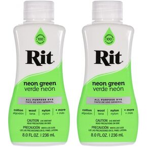 Rit Dye Multi-Purpose Liquid 8 OZ. | Great for Clothing, Accessories, Décor, and Much More | 2-Pack, Chacoal Gray