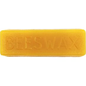 Alternative Imagination Pure Beeswax Bar - 1 oz Hand-Poured Block of Natural Golden Wax - Sustainably Sourced, Chemical-Free, Non-Toxic, Sweet Honey Aroma for DIY, Candles, Balms, Wood Polish & More in Kuwait