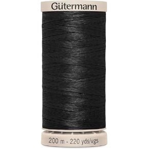 خيط خياطة Gutermann بطول 220 ياردة - أسود، أكريليك، متعدد الألوان، 2.79 × 5.58 × 2.79 سم in Saudi Arabia