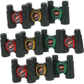 ibasenice 20 Pcs Telescope Toy Camping Toys Outdoor Boy Toys Preschool Boy Toys Binoculars Girls Toy Telescope Sightseeing Telescope Binocular Compass Toy Binocular Toy Black