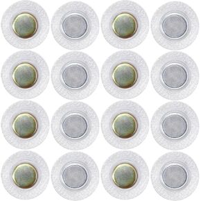 8 Sets Hidden Magnetic Snap,Invisible Magnets Sew in PVC for thin Fabrics