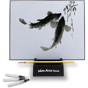 لوح رسم مائي بوذا مع فرشاة رسم من الخيزران، لوح رسم بدون حبر وقابل لاعادة الاستخدام، لوازم فنية للرسم المائي، لوحة رسم بوذا اليقظة والتامل، هدية مثالية للاسترخاء للبالغين in Kuwait