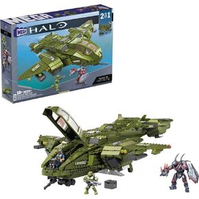 MEGA Halo Pelican Inbound vehicle Halo Infinite Building Set with Master Chief character figure, Building Toys for Boys (Amazon Exclusive) in Kuwait