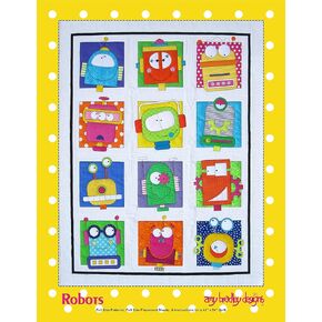 Amy Bradley Designs ABD272 Robots Quilt Pattern in Kuwait