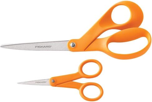 Fiskars 5" Orange-Handled Micro-Tip Fabric Scissors, No. 5 in Kuwait