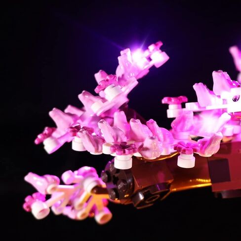 مجموعة إضاءة LED لباقة الزهور البرية من Lego 10313 زهور صناعية مع الخشخاش واللافندر، أضواء تزيين هدية عيد الحب (أضواء فقط، لا توجد نماذج Lego) in Saudi Arabia