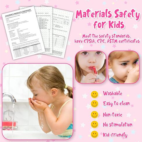 Kids Makeup Kit for Girl, Washable Makeup Girl Toys with Cosmetic Case, Play Real Princess Make Up Beauty Set Toys for 3 4 5 6 7 8 9 10 11 12 Year Old Girls Toddlers Kids Birthday Gifts(Frozen) in Kuwait