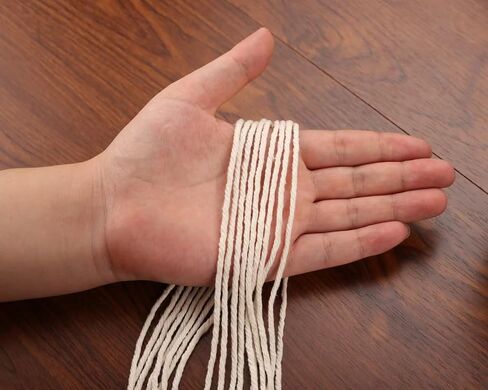 حبل GOHOF Macrame مقاس 3 مم × 328 ياردة من القطن الطبيعي من Macrame حبل ملون من القطن الناعم حبل Macrame لوازم حرفية حبل Macrame غزل للنباتات شماعات الحائط Dreamcatcher (بيج) in Kuwait