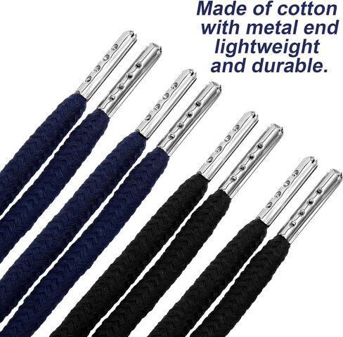 Jetec 4 Pack Drawstring Cords Replacement Drawstrings, Black in Kuwait